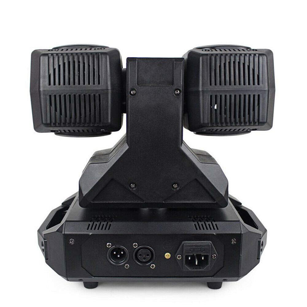 Professional RGBW DMX512 LED Moving Head Light - Dual Arm Big Eyes Stage Light with Sound Activation for Disco, Wedding, Concert & Festival Events | Perfect for Uplighting, Pinspot Effects & Dynamic Stage Lighting