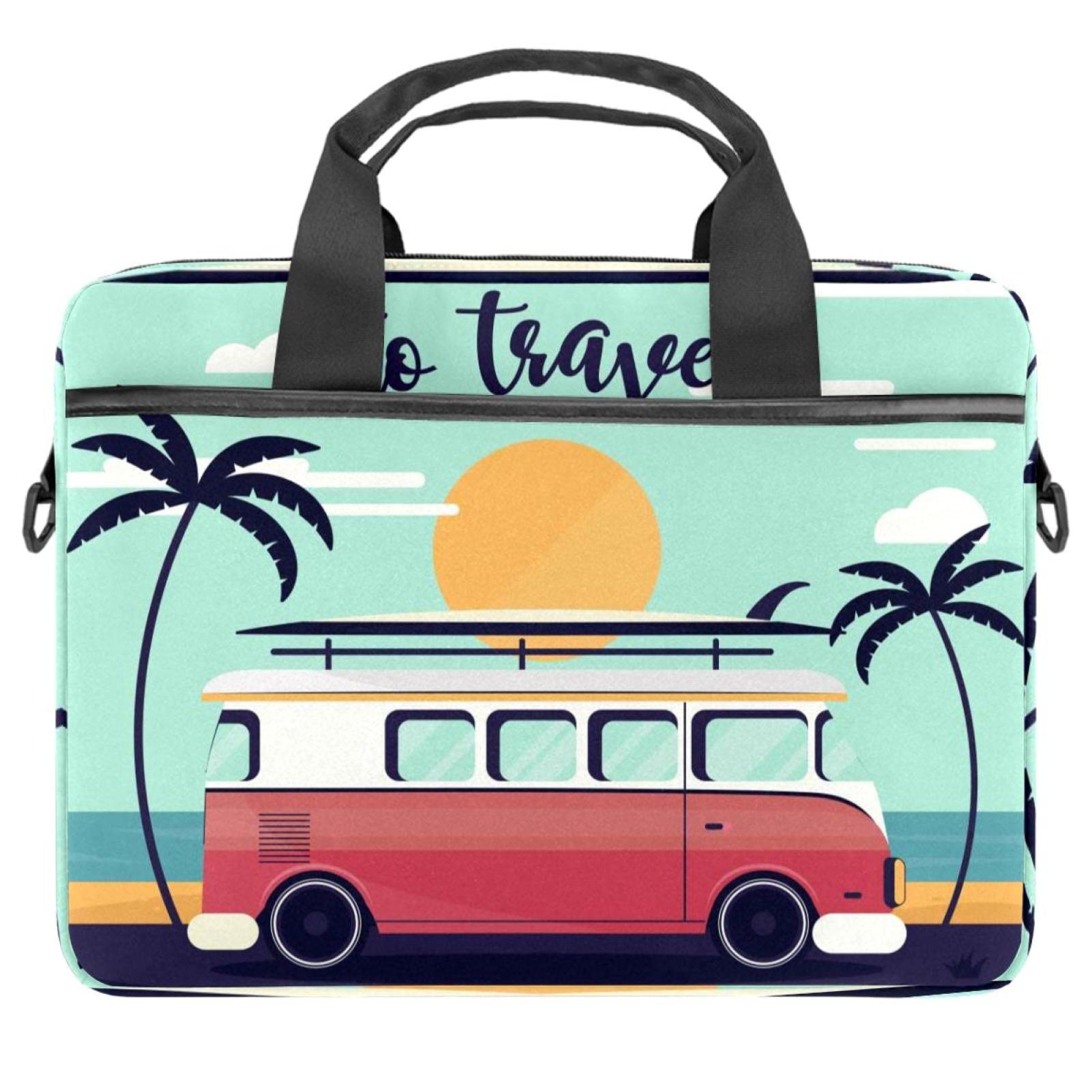 15 Inch Laptop Bag for Business & Travel - Waterproof Computer Sleeve with Shoulder Strap - Perfect for Office, Commuting & Airplane Carry-On