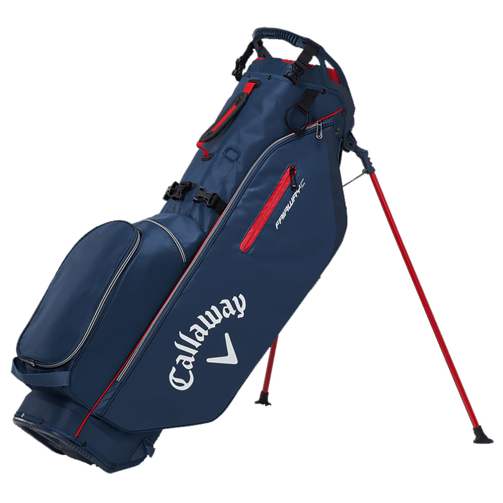 Callaway Fairway C Double Strap Golf Stand Bag - Lightweight Golf Bag with 14-Way Divider & Comfortable Straps - Perfect for Golf Course & Driving Range Practice