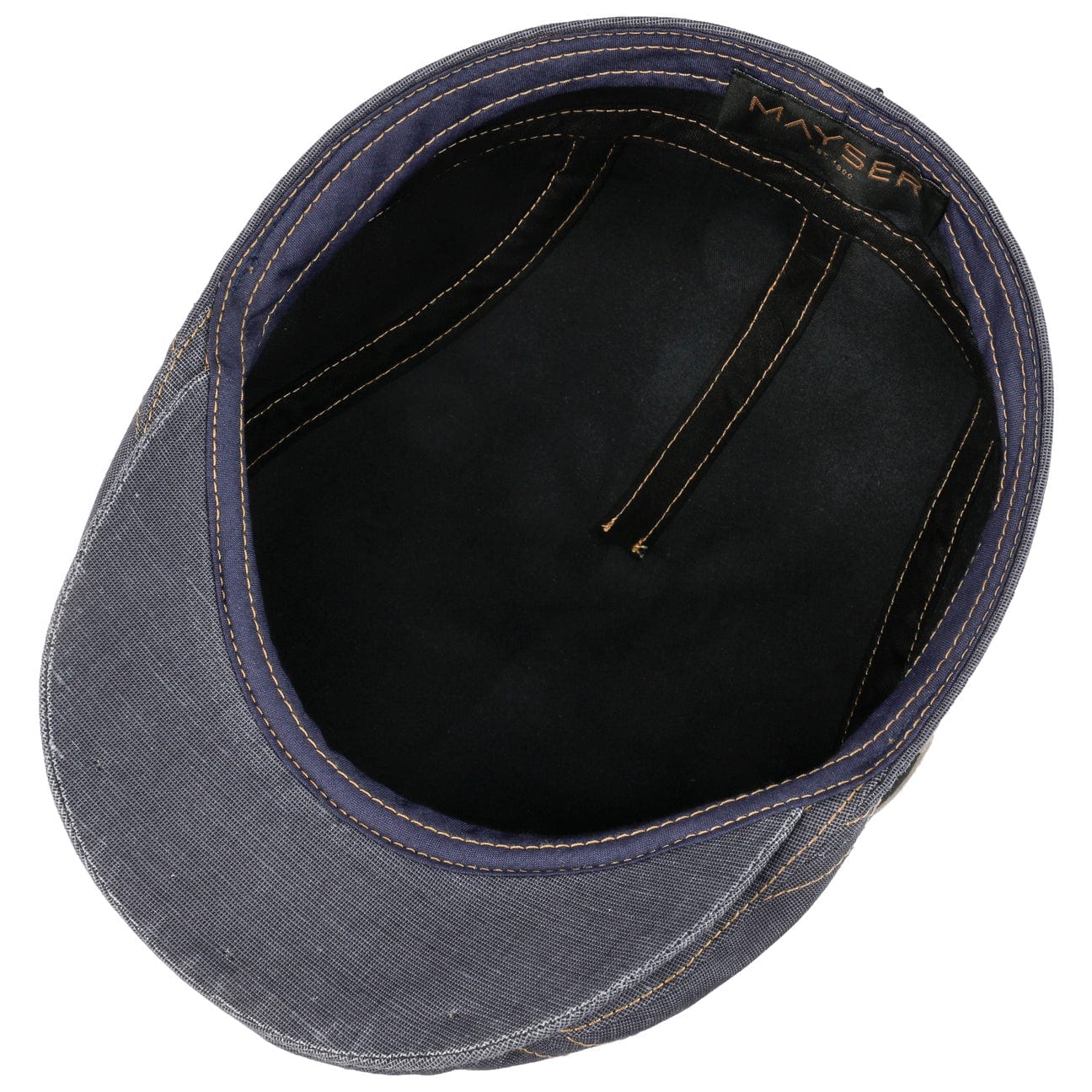 Mayser Delian UV Protection Flat Cap for Men & Women - Sun Hat for Outdoor Activities, Golf, Hiking, and Travel