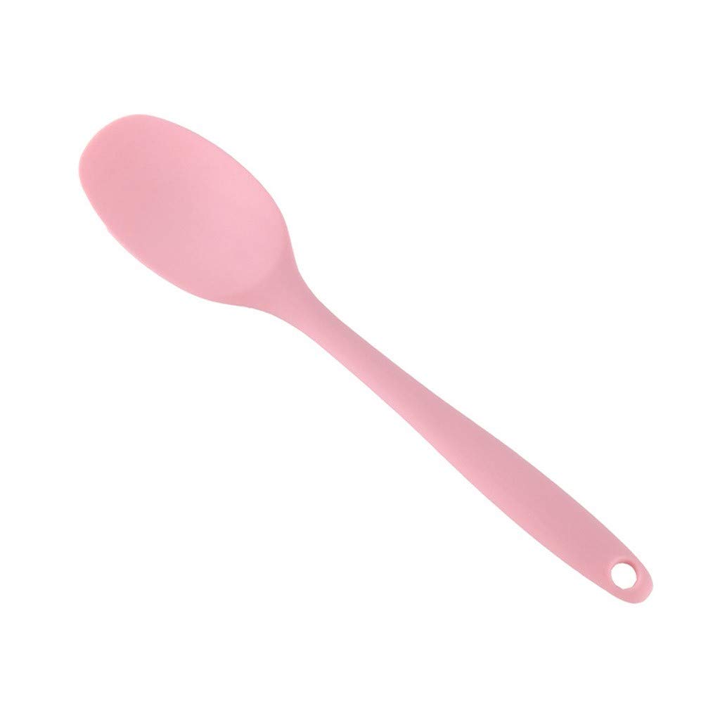 Zerlibeaful Bakeware Silicone Cooking Tools & Pink Round Glass Dining Table Set for 4 - Perfect for Modern Kitchens and Cozy Family Meals