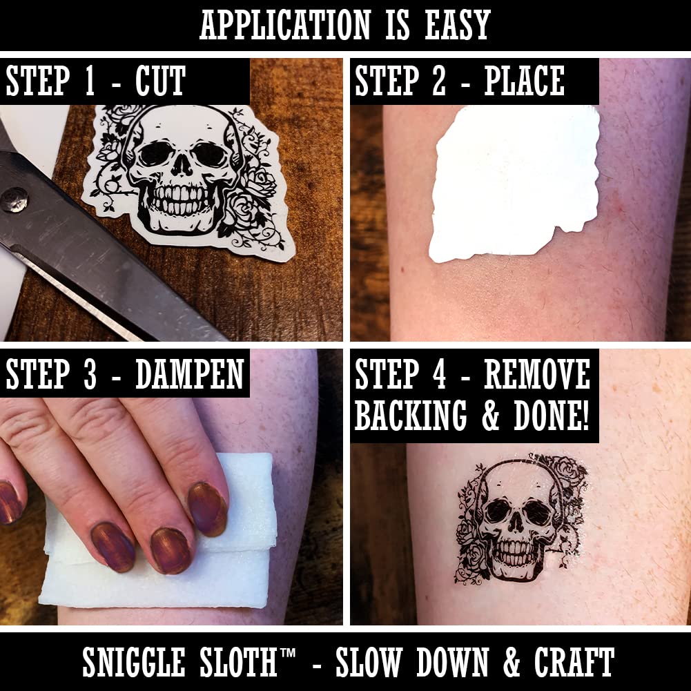 Billiard Pool Table Temporary Tattoo - Water Resistant Fake Body Art Set Collection - Black (One Sheet) - Perfect for Parties, Events, and Sports Enthusiasts