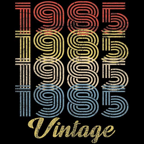 Vintage 1985 Retro 40th Birthday T-Shirt for Men - Funny 1980s Themed Gift - Perfect for 40th Birthday Parties & Milestone Celebrations