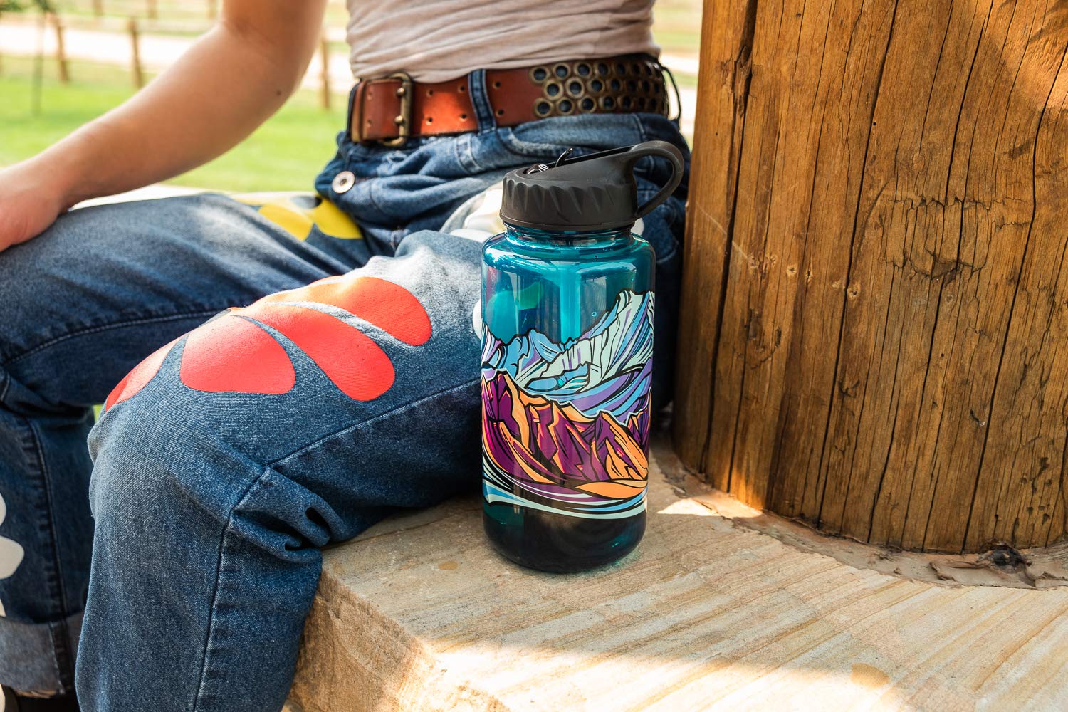 **Nalgene OG Water Bottle with Built-in Filter – BPA Free, USA Made – Removes 99.99% Contaminants, Forever Chemicals & Tap Water Impurities – 32 oz – Perfect for Hiking, Camping & Everyday Hydration**