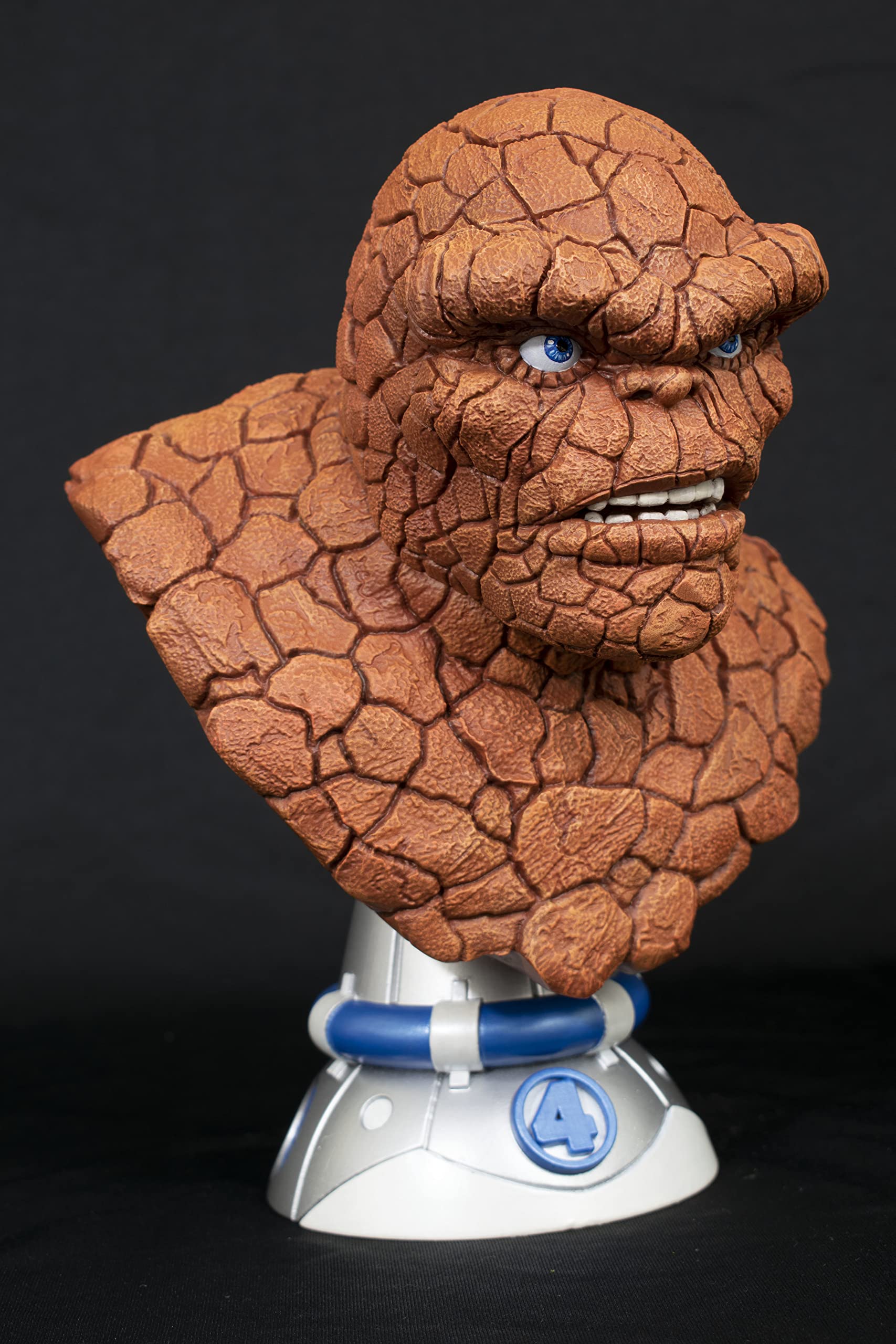 Marvel The Thing 1:2 Scale Bust - Diamond Select Toys 10-Inch 3D Collectible Statue for Comic Fans & Home Decor | Perfect for Display in Offices, Gaming Rooms & Marvel Collections