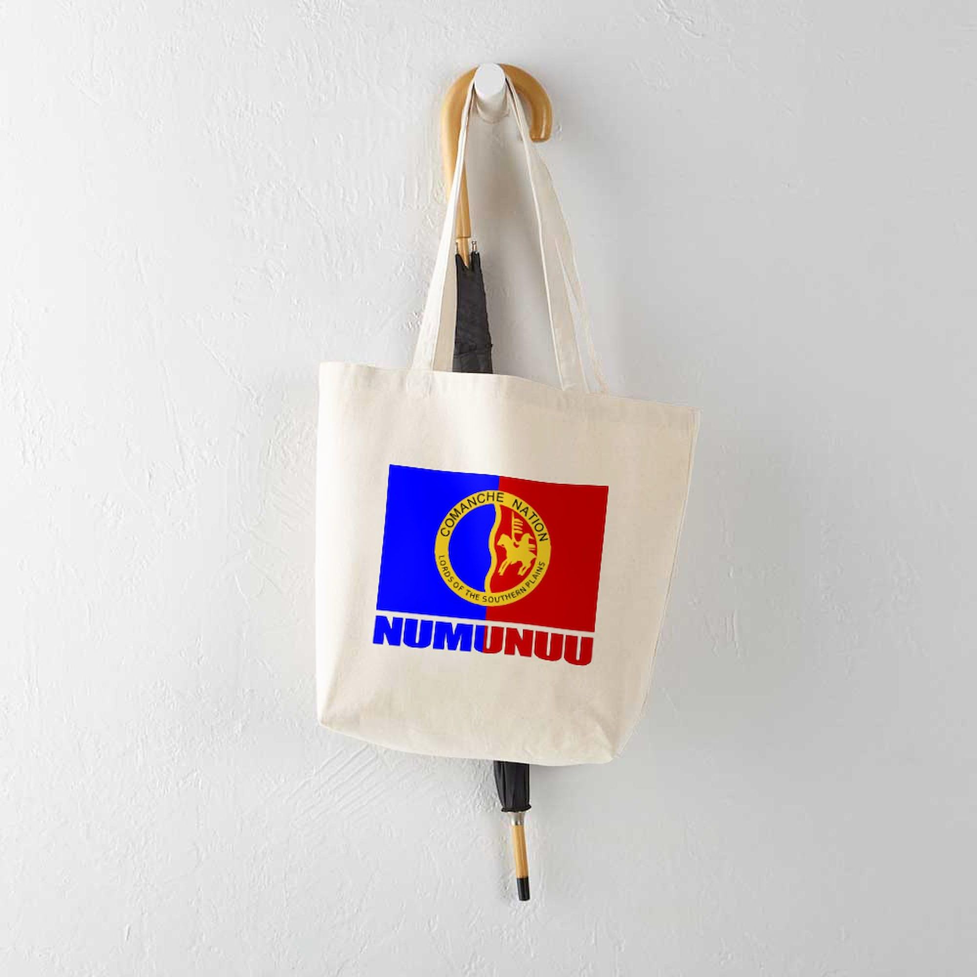 Comanche (Numunuu) Natural Canvas Tote Bag - Eco-Friendly Reusable Shopping Bag for Groceries, Beach & Daily Use | Durable & Stylish