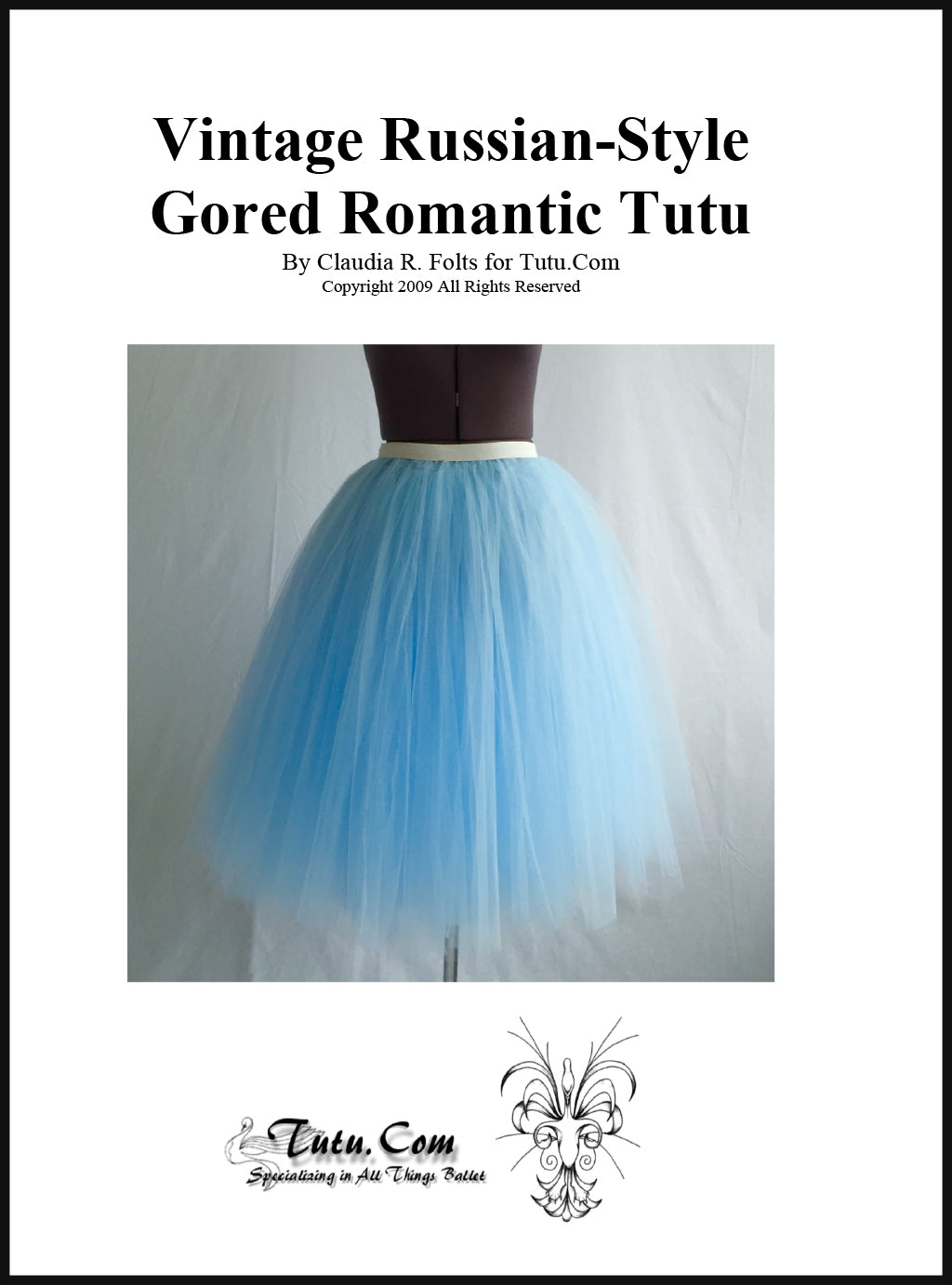 Russian Style Gored Romantic Tutu Skirt - Elegant Ballet Dance Skirt for Performances, Weddings & Photo Shoots