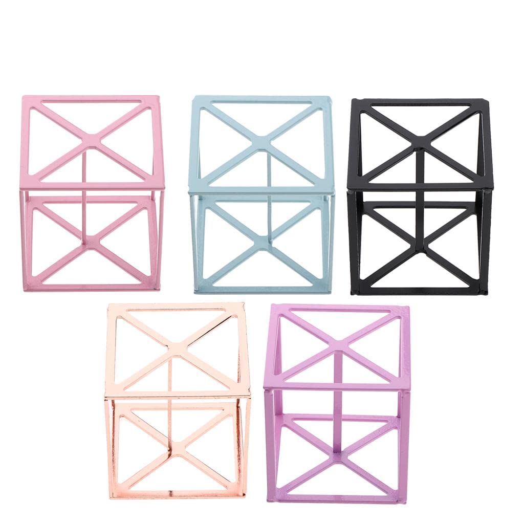 GAH Professional Makeup Powder Puff Display Stand - Sponge Organizer & Drying Rack (Blue) | Perfect for Salon, Beauty Shop & Home Vanity Organization