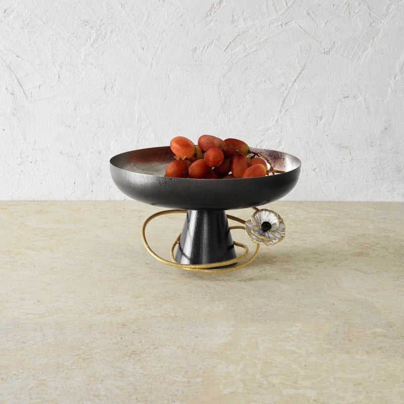 Anemone Fruit Bowl - Elegant Ceramic Serving Bowl for Fruits, Snacks & Decor - Perfect for Kitchen, Dining Table & Party Display