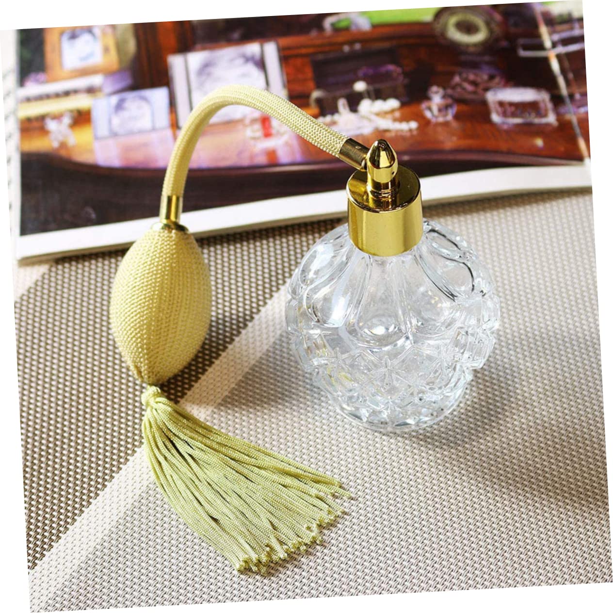 FOMIYES 80ml Star Perfume Bottle - Portable Refillable Mini Atomizer Spray Bottle for Travel, Purse & Gym | Leak-Proof Essential Oil Dispenser