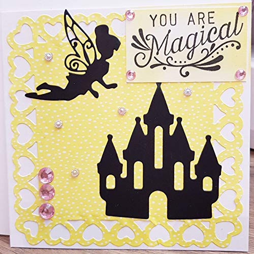 Fairy Garden Scrapbook Metal Dies Set - DIY Paper Craft Cutting Stencils for Card Making, Scrapbooking & Home Decor Projects