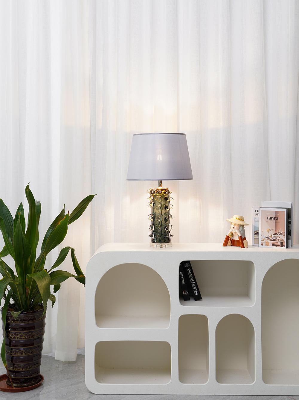 Modern Rico Table Lamp - Stylish LED Nightstand Light for Bedroom, Living Room & Office - Warm White & Cool White Dimmable Lighting for Home Decor
