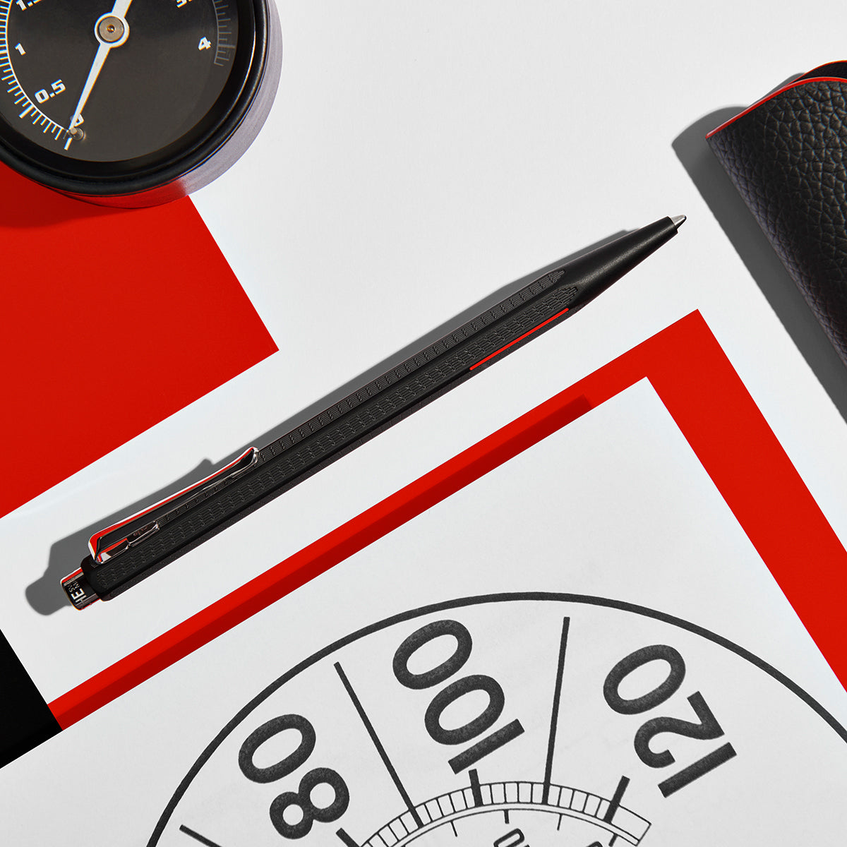 Caran d'Ache Ecridor Racing Ballpoint Pen - Premium Swiss Made Writing Instrument for Business, Gifts & Luxury Collectors