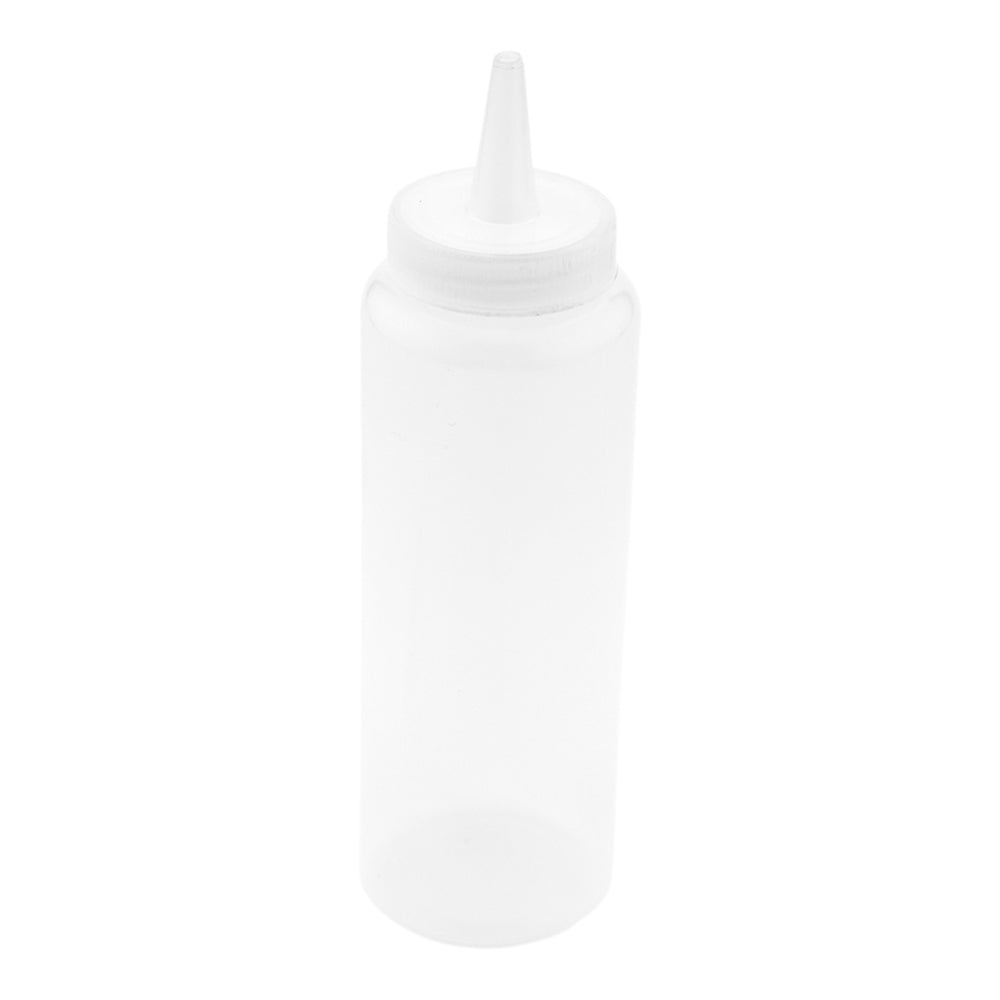 8 oz Clear Plastic Squeeze Bottles with Precision Tip - 2