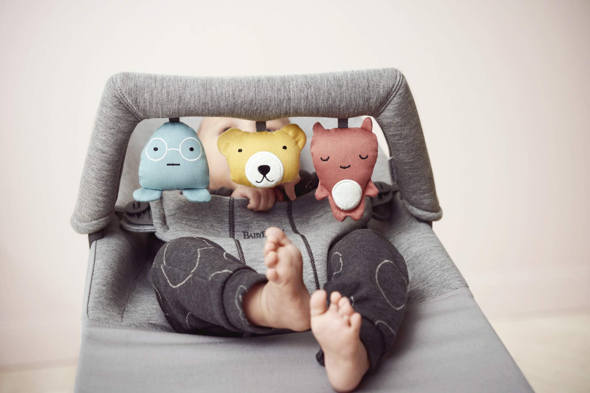 BabyBjörn Soft Friends Toy for Bouncer - Interactive Baby Play Mat with Textured Surfaces | Perfect for Tummy Time, Sensory Development & Playtime Fun
