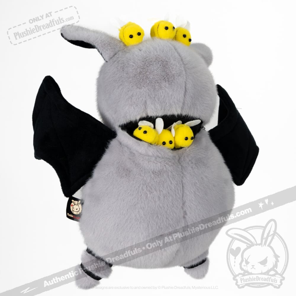 Plushie Dreadfuls ADHD Bat - Soft Stuffed Animal Toy for Kids & Adults | Cute Sensory Plush for Anxiety Relief, ADHD Support & Comfort