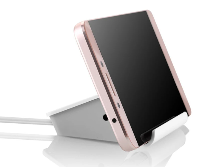 AeroCool Essential Phone Holder & Charger with 4 USB Ports - Perfect for Home, Office, and Car Use