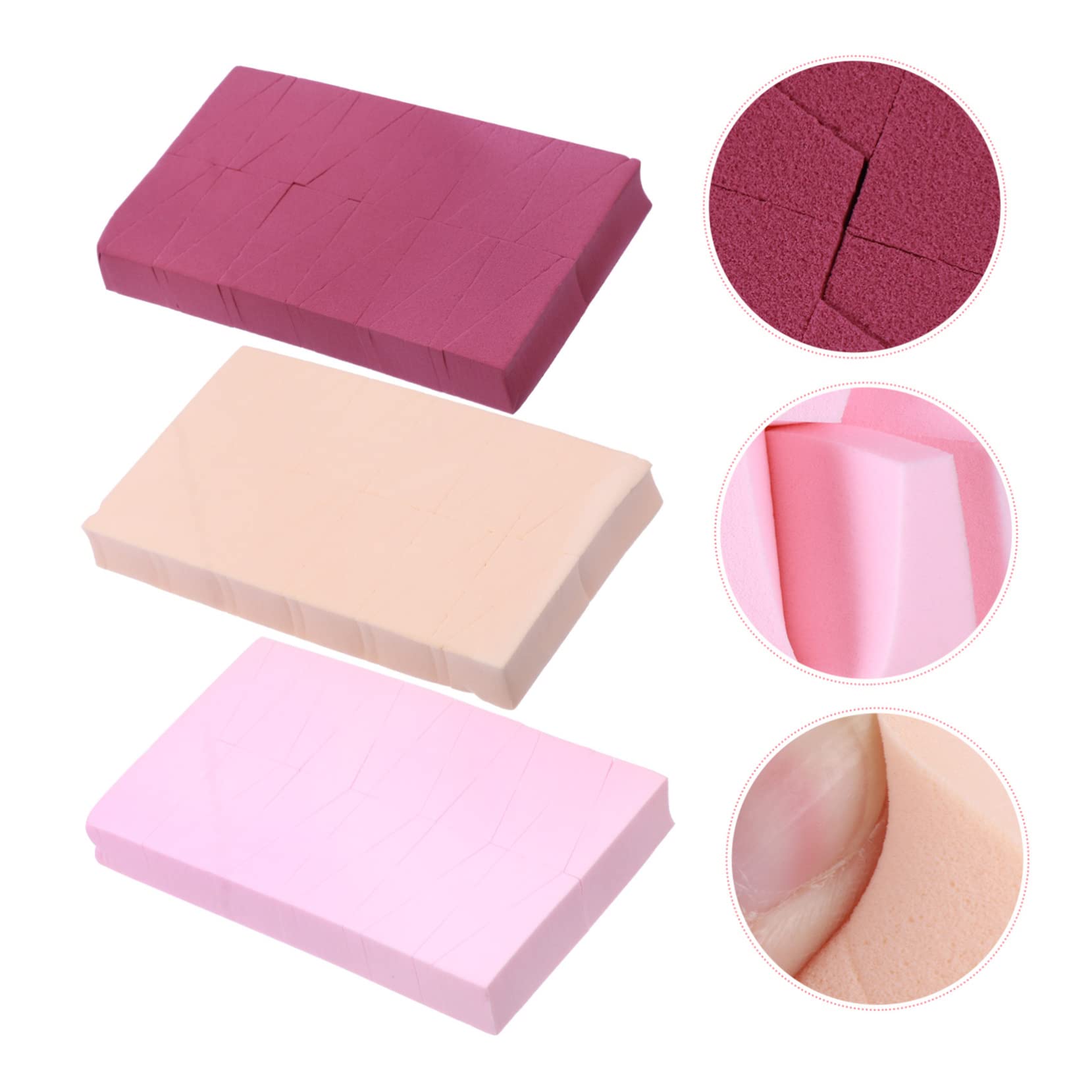 Minkissy 216 Pcs Makeup Sponge Set - Foundation Blending Sponges, Powder Puffs & Beauty Wedges for Cream, Concealer & Liquid Makeup | Professional Cosmetic Tools for Flawless Makeup Application at Home or Salon
