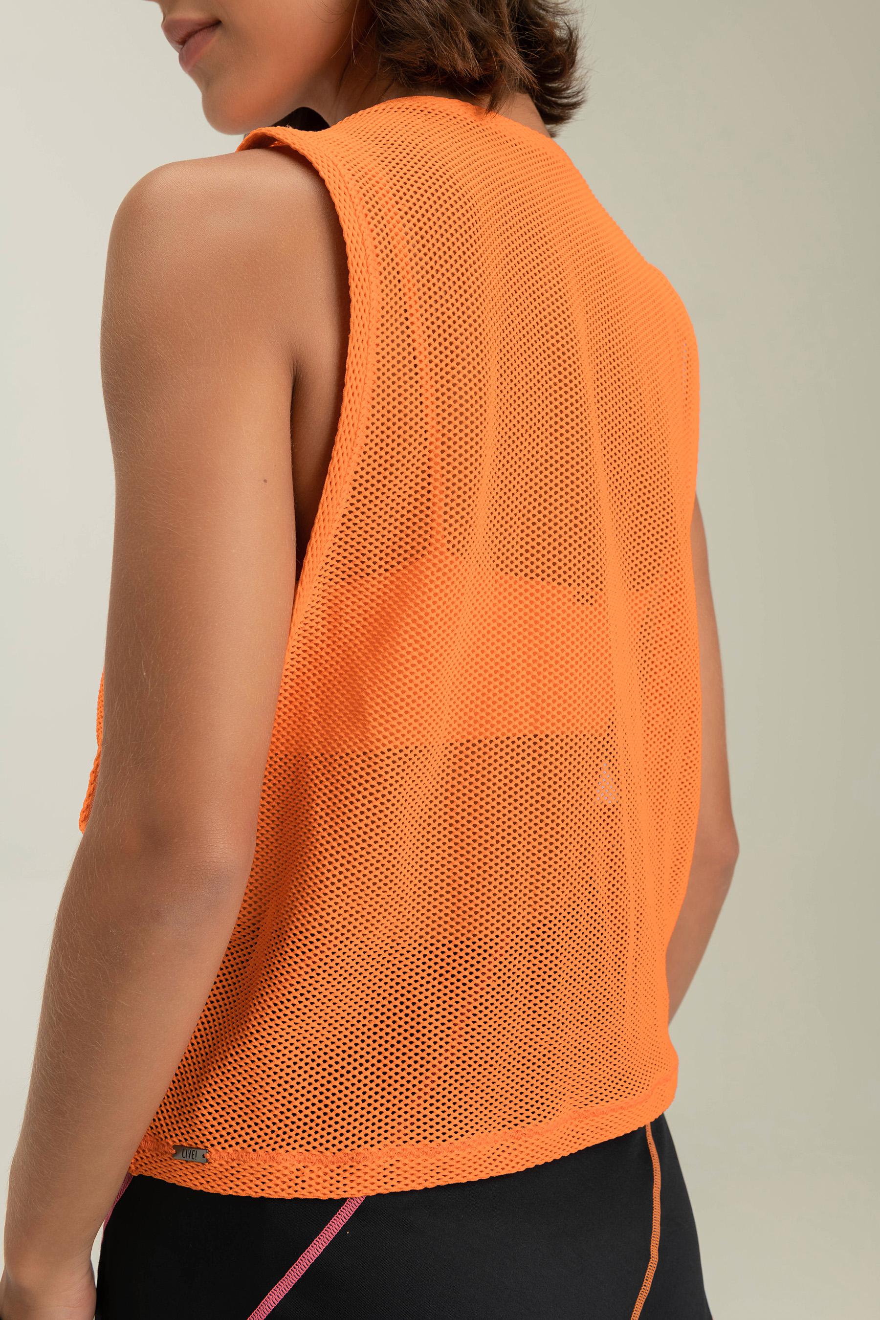 Women's Net Crop Tank Top - Breathable Summer Fashion Top for Casual Wear, Gym, and Beach Outfits