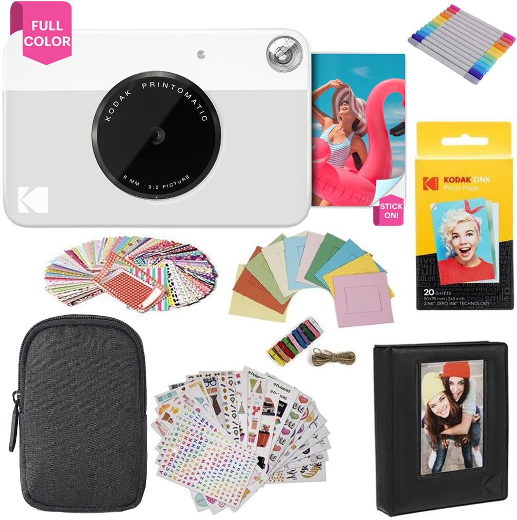 KODAK Printomatic Instant Digital Camera - 5MP Full-Color Prints on Zink 2x3