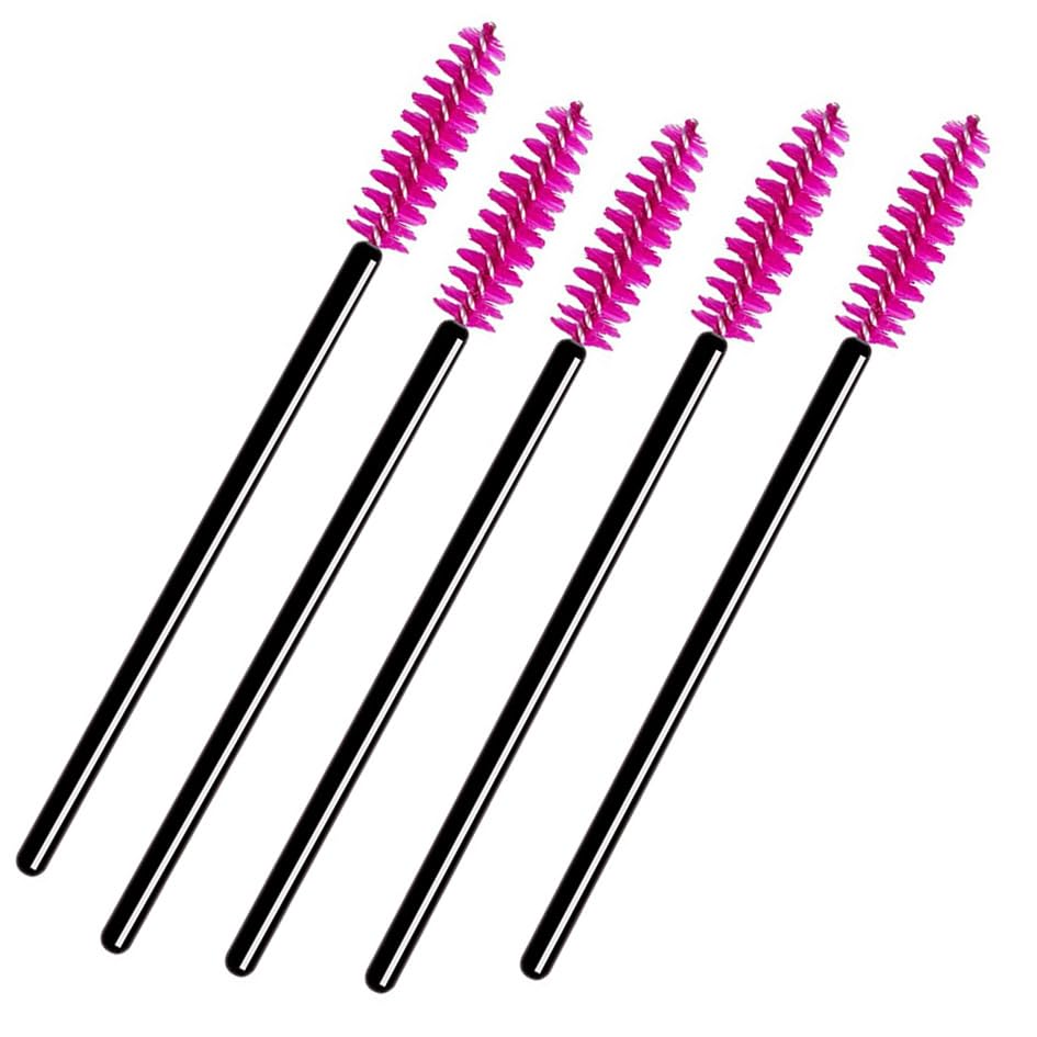 5-Piece Spoolie Eyebrow Brush Set - Perfect for Mascara Application & Eyebrow Grooming | Ideal for Makeup Artists, Beauty Enthusiasts & DIY Lash Extensions
