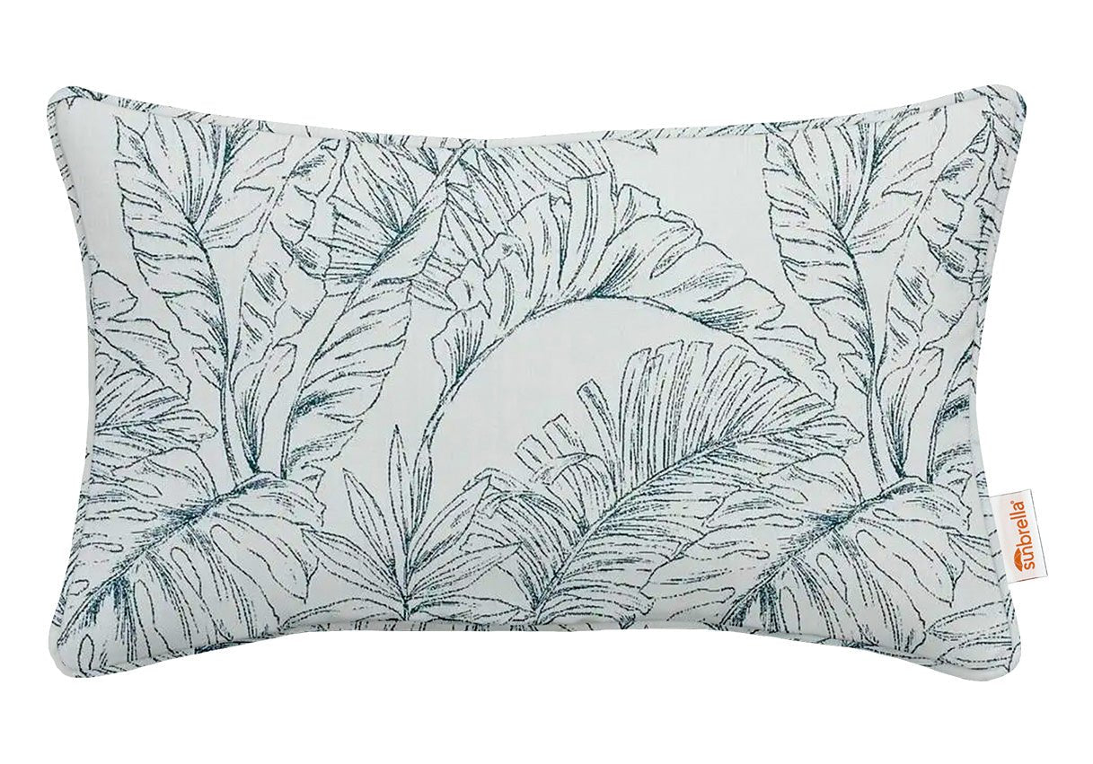 Sunbrella Designer Calm Lumbar Throw Pillow - Soft Decorative Cushion for Sofa, Bed & Home Decor - Perfect for Living Room, Bedroom & Outdoor Use