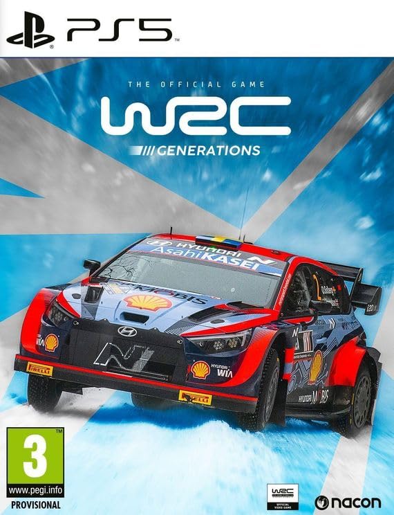 WRC Generations PS5 Game - Official Rally Racing Simulation for PlayStation 5 | Realistic Driving Experience for Racing Enthusiasts