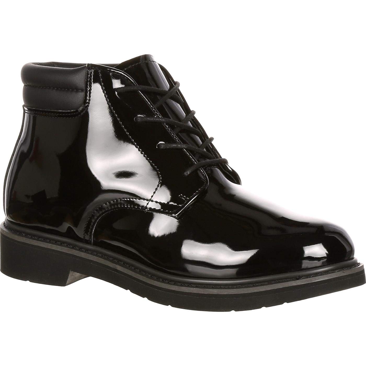 Rocky Men's High Gloss Leather Chukka Boots - Stylish & Durable Dress Shoes for Business, Office & Formal Occasions