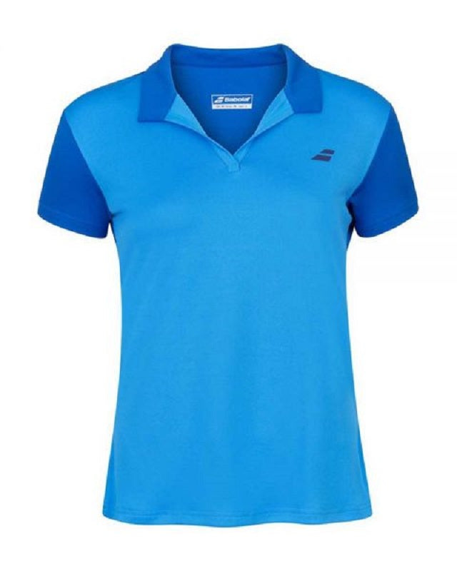 Babolat Women's Play Polo Shirt - Blue Aster | Breathable Tennis & Golf Polo for Women | Perfect for Sports & Casual Wear