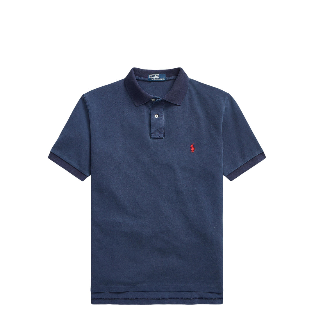 Vintage Weathered Pony Embroidered Polo Shirt for Men - Casual & Stylish Cotton Shirt for Outdoor, Golf, and Everyday Wear