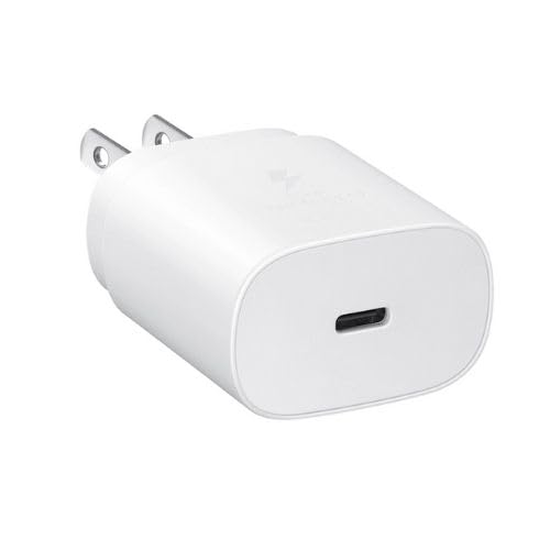 2-Pack Samsung 25W Super Fast Charging Wall Charger with USB-C PD - Compatible with Galaxy S24/S23/S22/S21/S20/S10 Plus, Note 8/9/10/20 Ultra - Fast Charger for Android Phones - Perfect for Travel, Home & Office Use
