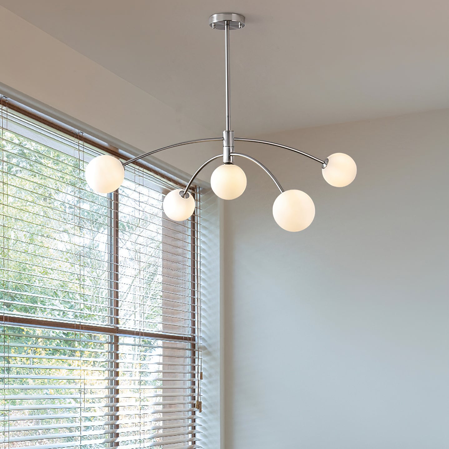 Elegant Fellows Chandelier - Modern Crystal Ceiling Light Fixture for Dining Room, Living Room & Bedroom | Perfect for Home Decor & Interior Design