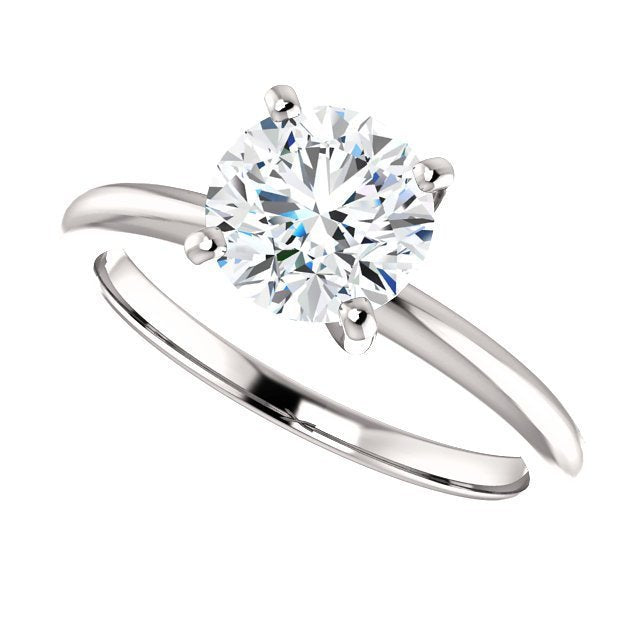 14K Gold 1.25 Carat Round Diamond Solitaire Engagement Ring - Perfect for Proposals, Weddings & Anniversary Gifts