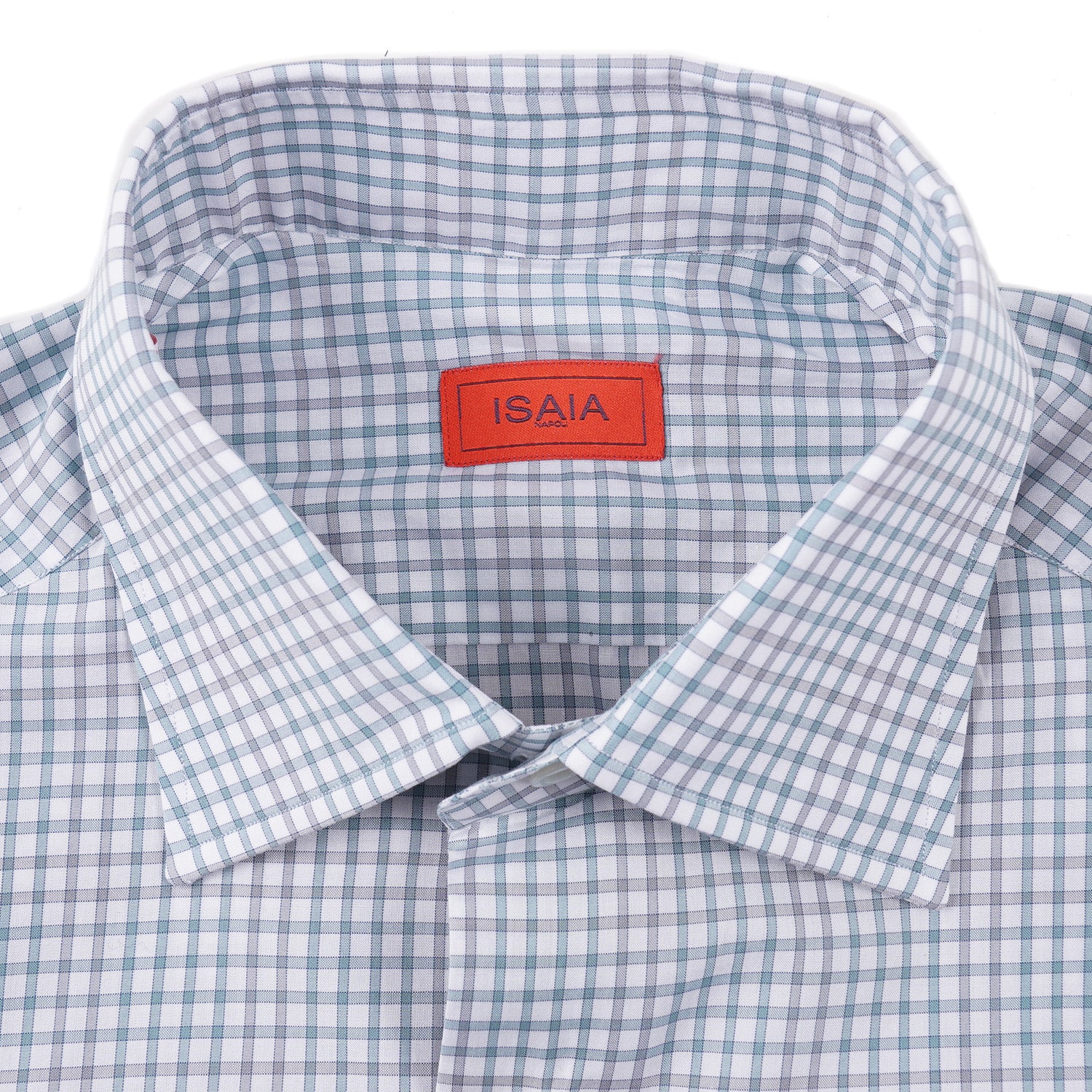 Isaia Modern 'Mix Fit' Cotton Dress Shirt for Men - Slim Fit Business Casual Shirt - Perfect for Office, Weddings & Formal Events