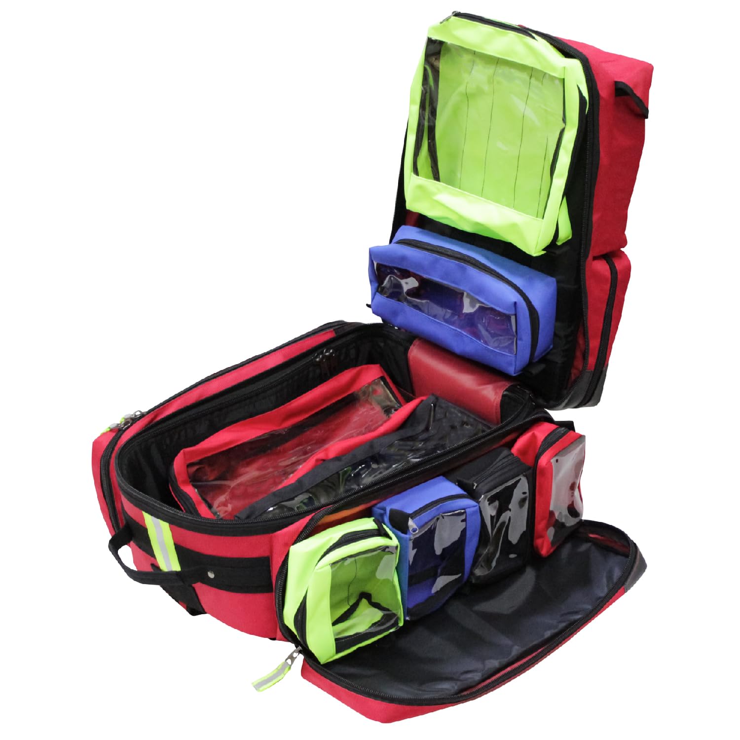 Premium Ultimate EMS Backpack by Kemp USA - Durable & Spacious First Responder Gear for EMTs, Paramedics & Emergency Professionals - Perfect for Ambulance, Rescue & Field Use
