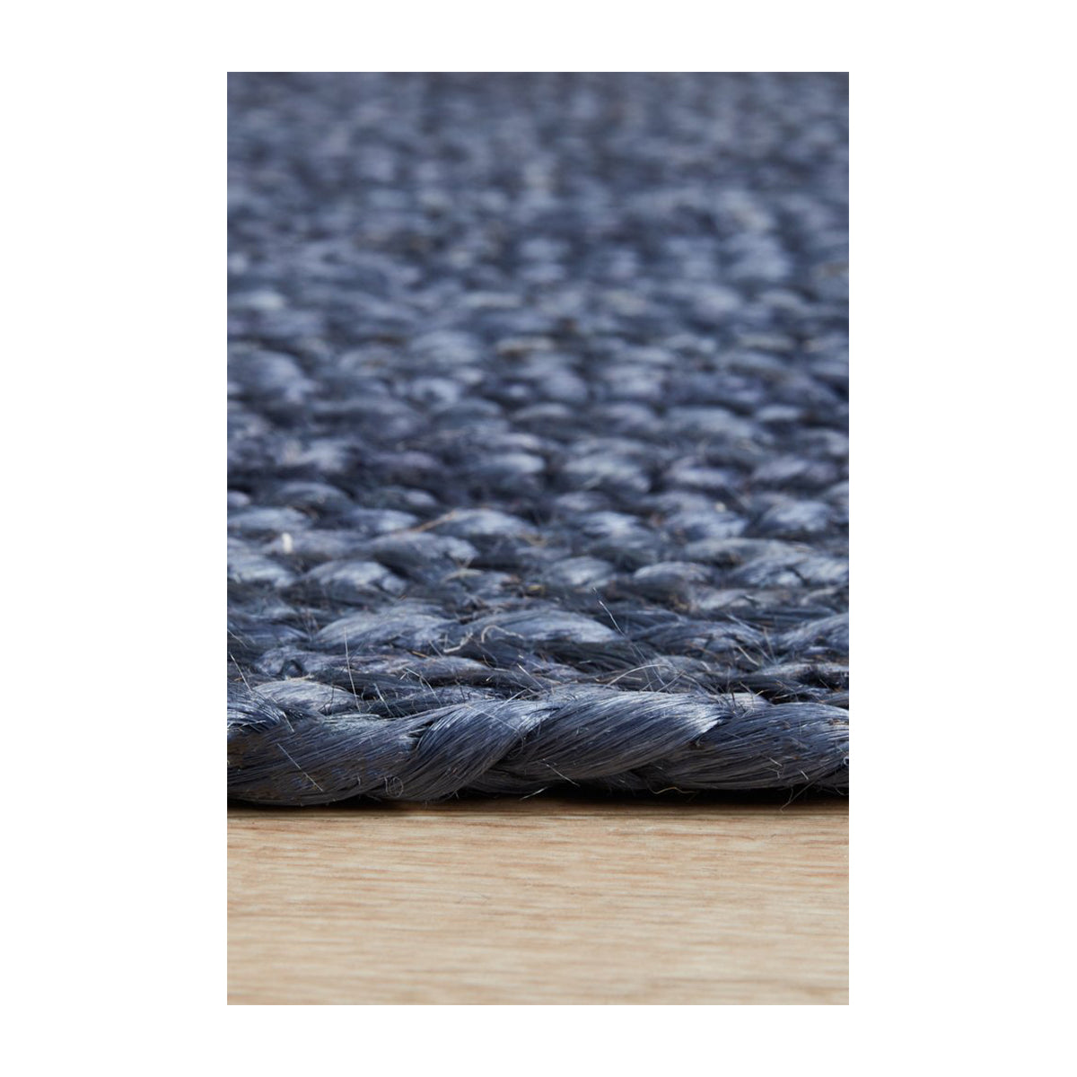 Bondi Rectangle Runner Rug - Navy Blue Non-Slip Hallway Carpet for Home & Office Decor | Perfect for Entryways, Kitchens, and High-Traffic Areas