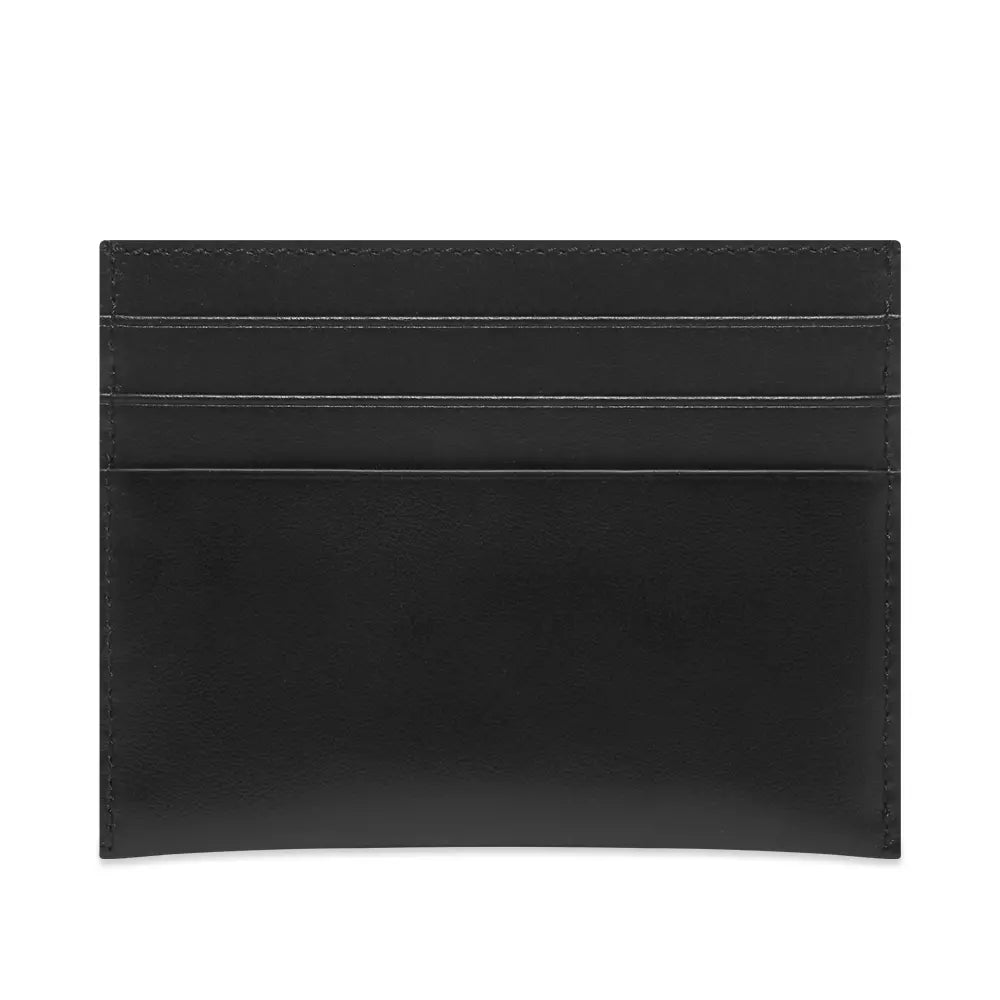 Givenchy Varsity Logo Leather Card Holder - Slim RFID Blocking Wallet for Men & Women | Perfect for Credit Cards, ID, Business Cards | Everyday Use & Travel Essential