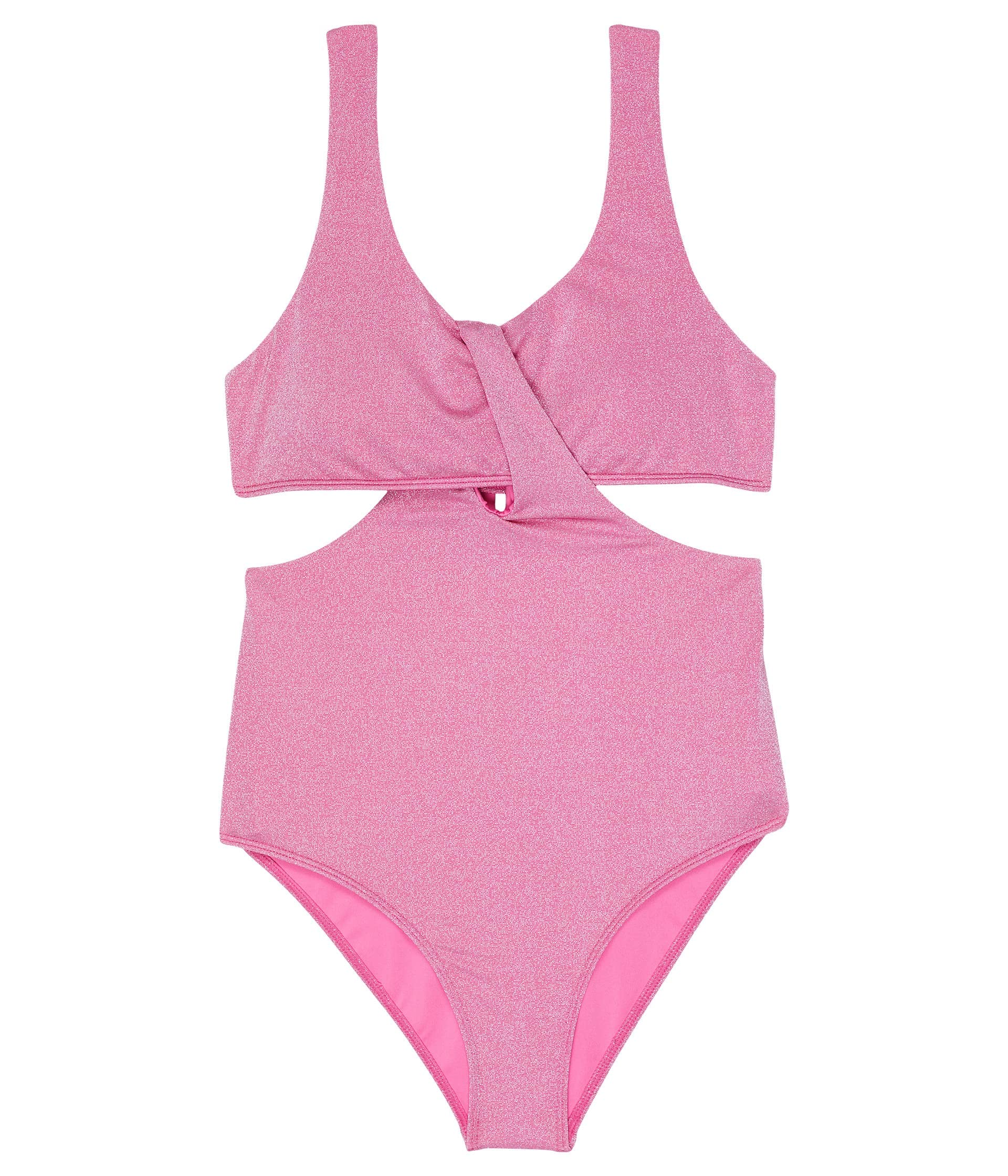 O'NEILL Girls Sequoia Loop Swim Complete One-Piece Swimsuit - Azalea Pink, Size 6 | Comfortable & Stylish for Pool, Beach & Summer Water Activities