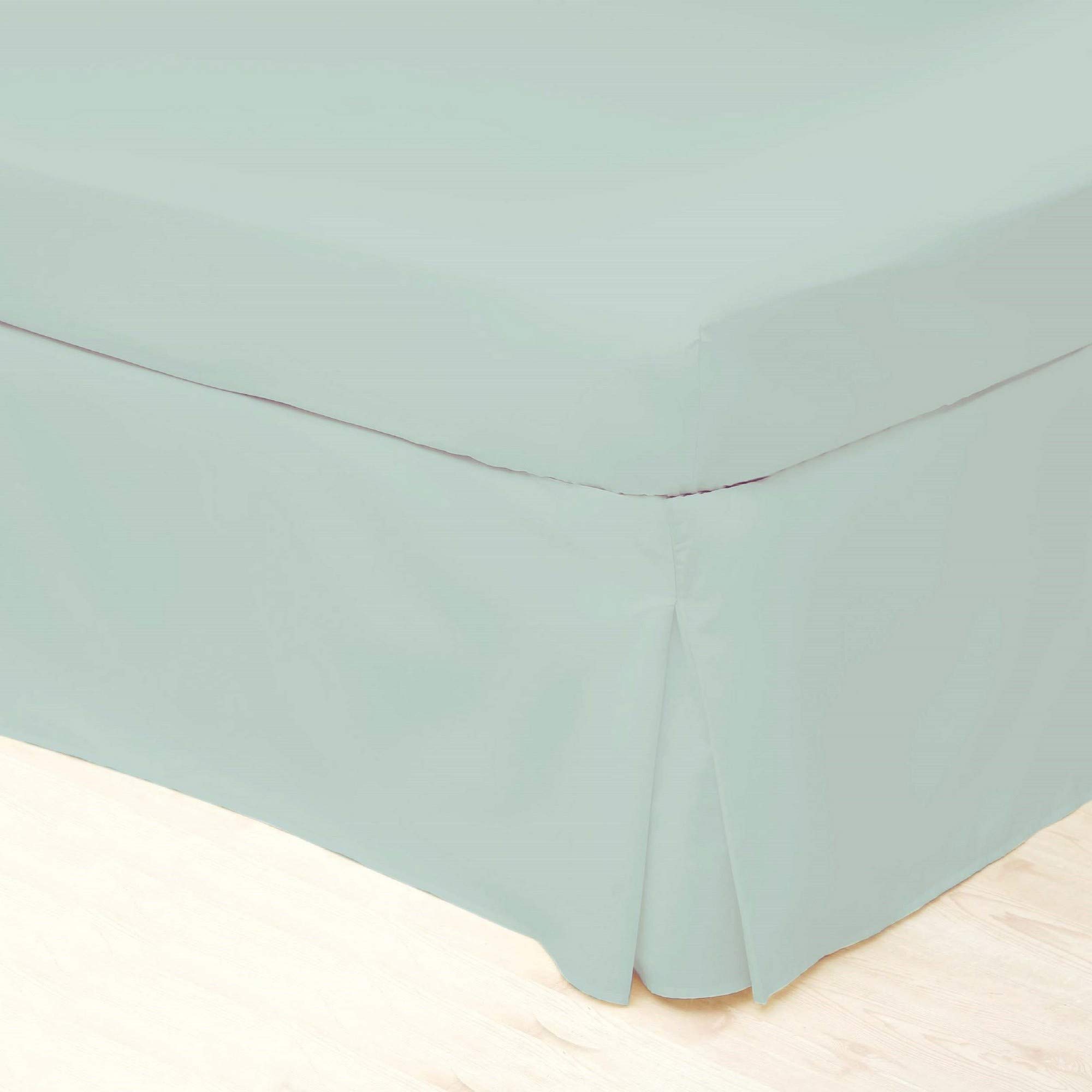 Belledorm Easycare Percale Platform Valance - Twin Size, Red - Perfect for Bedroom Decor & Window Covering