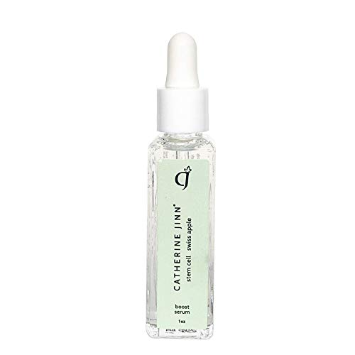 Swiss Apple Stem Cell Serum with Hyaluronic Acid & Antioxidants - Brightening Anti-Aging Face Serum for Plump, Glowing Skin | Day & Night Moisturizer for Wrinkles & Fine Lines by Catherine Jinn Skincare