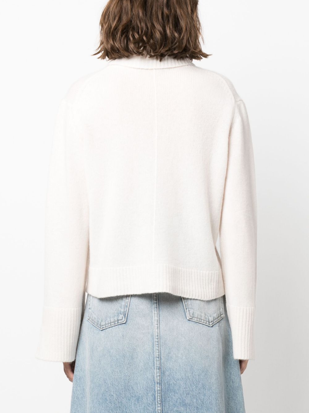 Premium 360 Cashmere Sweater for Women - Soft & Warm White Winter Pullover - Perfect for Office, Travel & Casual Outfits