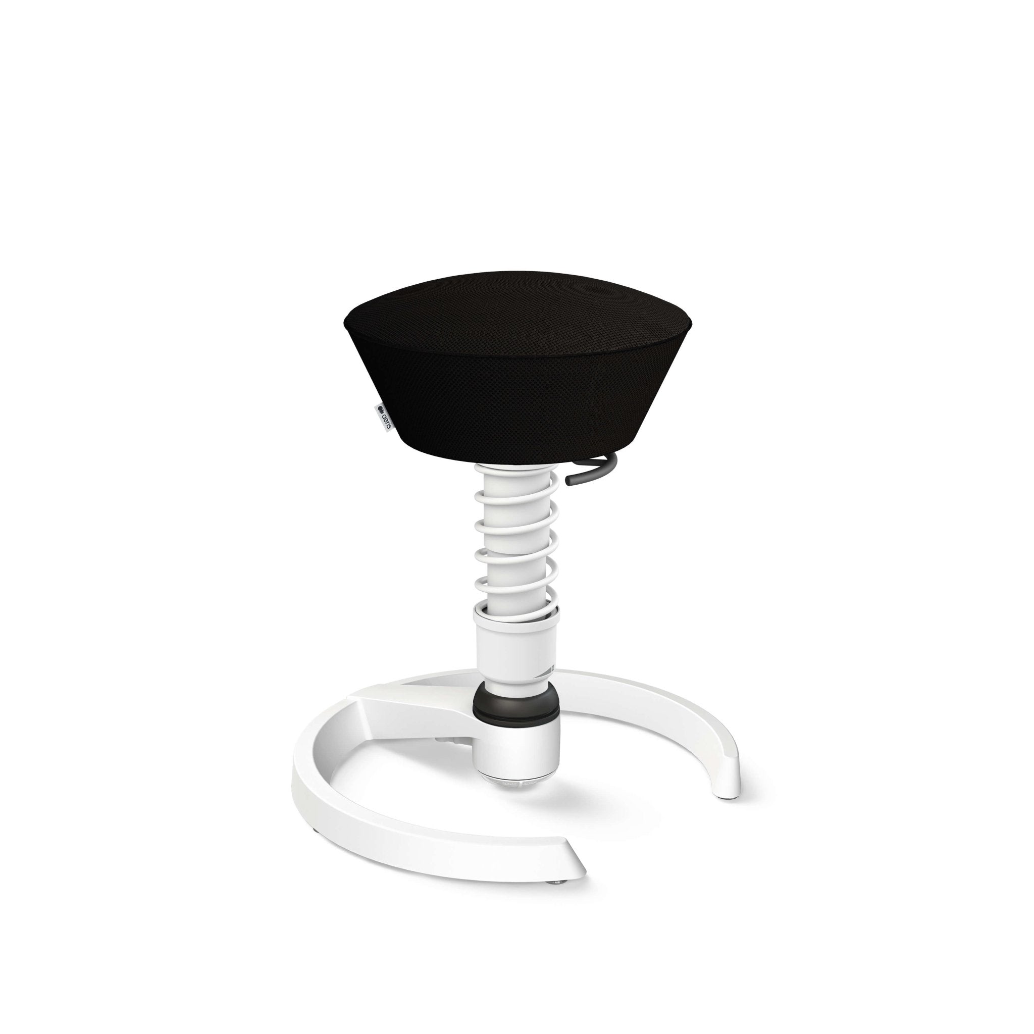 Aeris Swopper Active Sitting Stool - Ergonomic Glider Chair for Office & Home, White - Perfect for Desk Work, Gaming & Posture Support