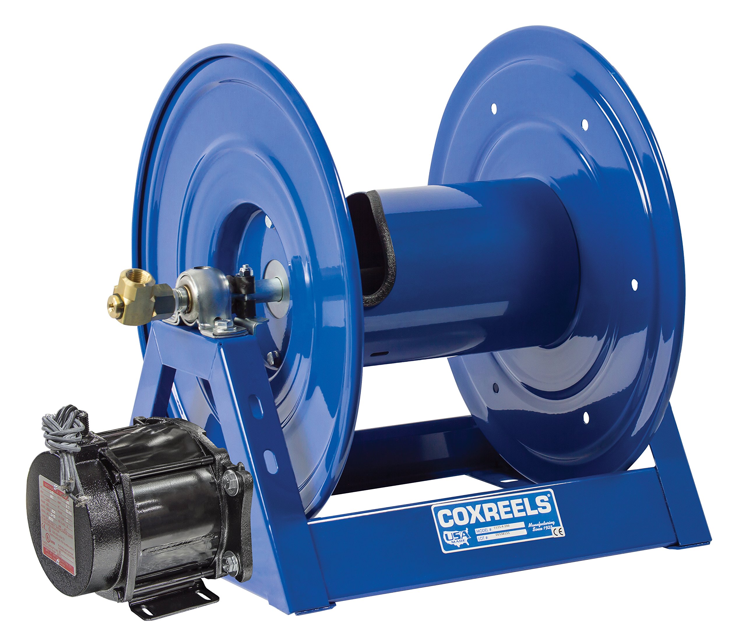 **Coxreels 1125-4-450-EA Electric 115V Explosion Proof 1/2HP Motor Rewind Hose Reel – 1/2