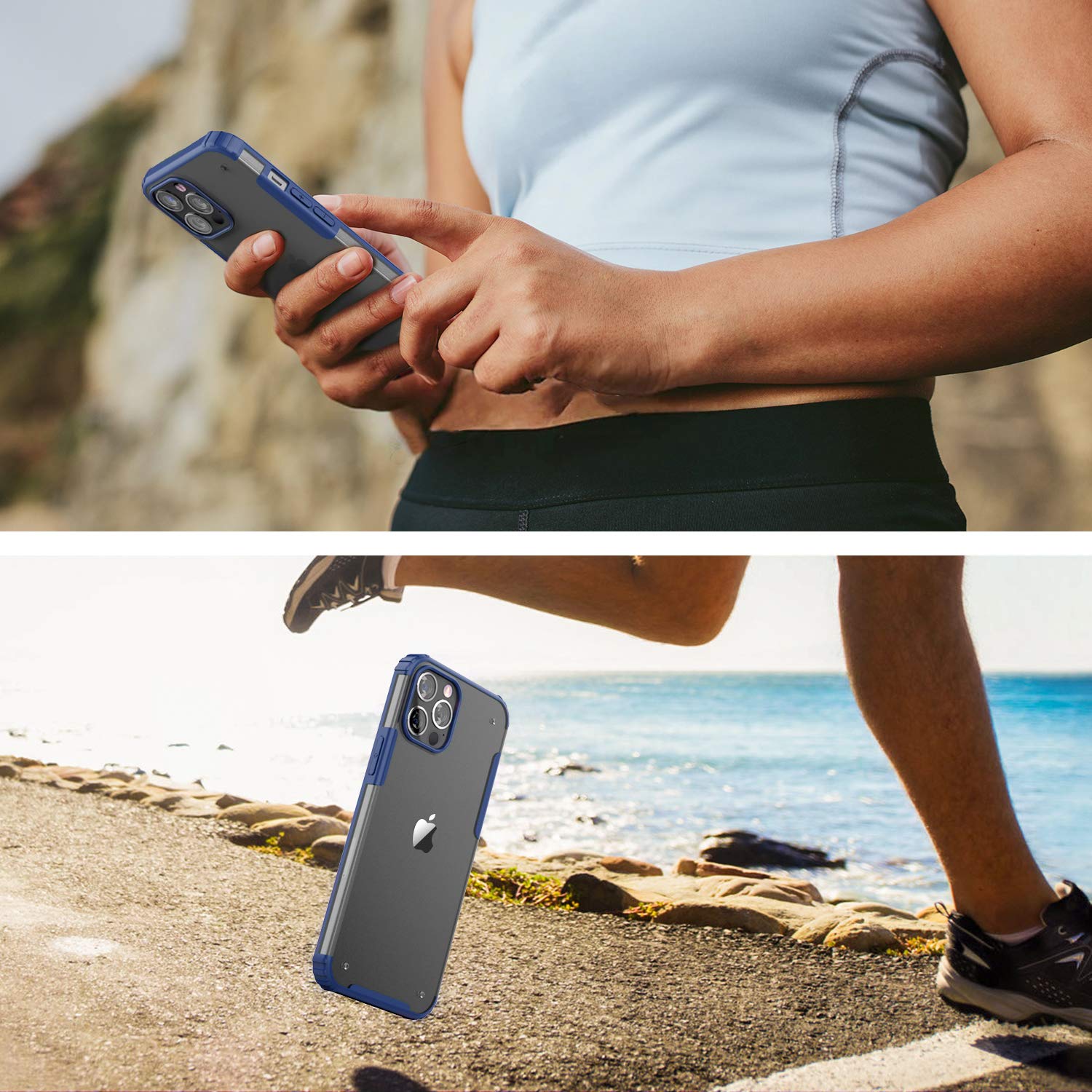 Ultra Thin Lightweight Shockproof Armor Hybrid Case for iPhone 13 Pro 6.1