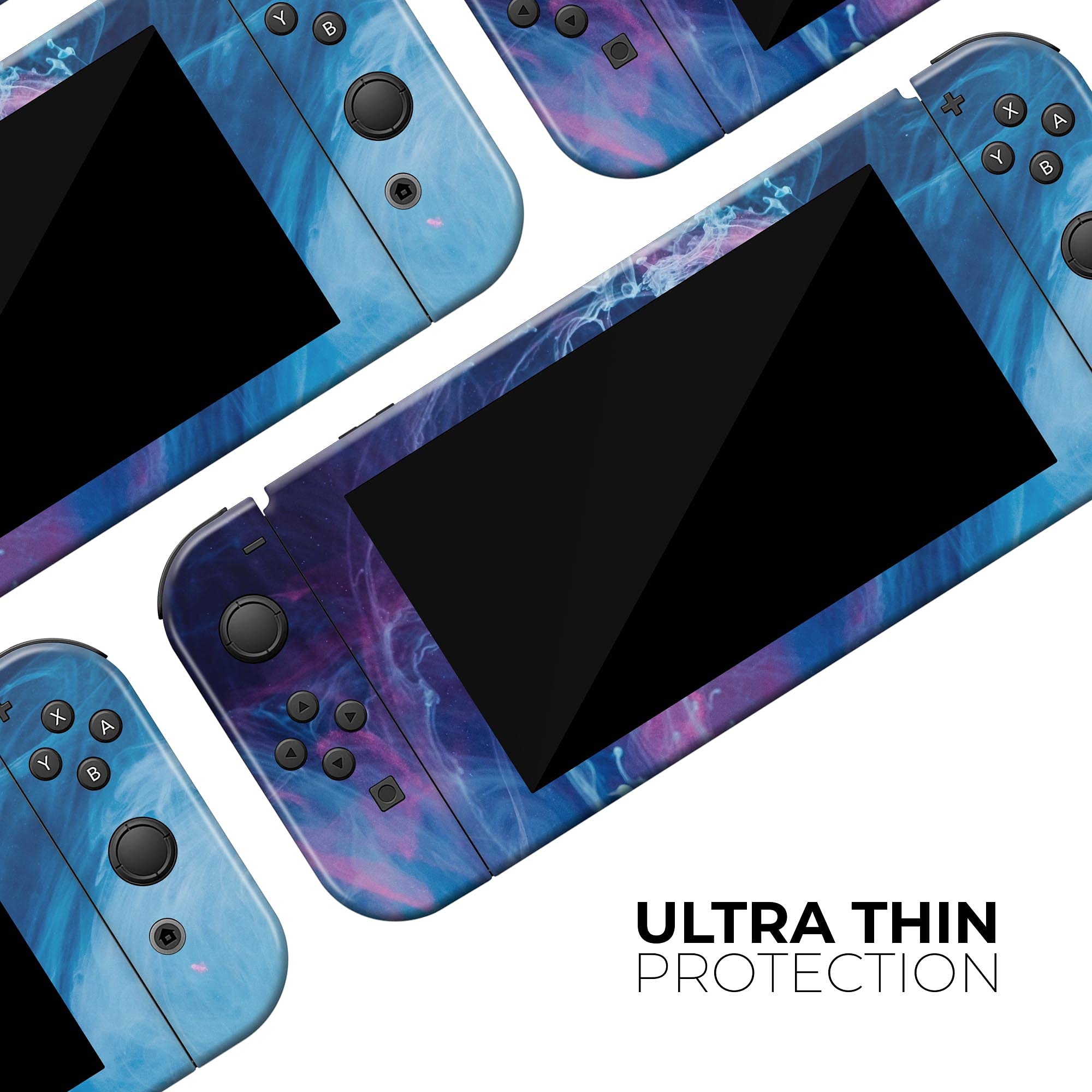 Nintendo Switch Skin Decal - Dream Blue Cloud Protective Vinyl Wrap Cover | Scratch-Resistant & Removable | Compatible with Switch Console Bundle | Perfect for Gaming, Travel & Customization