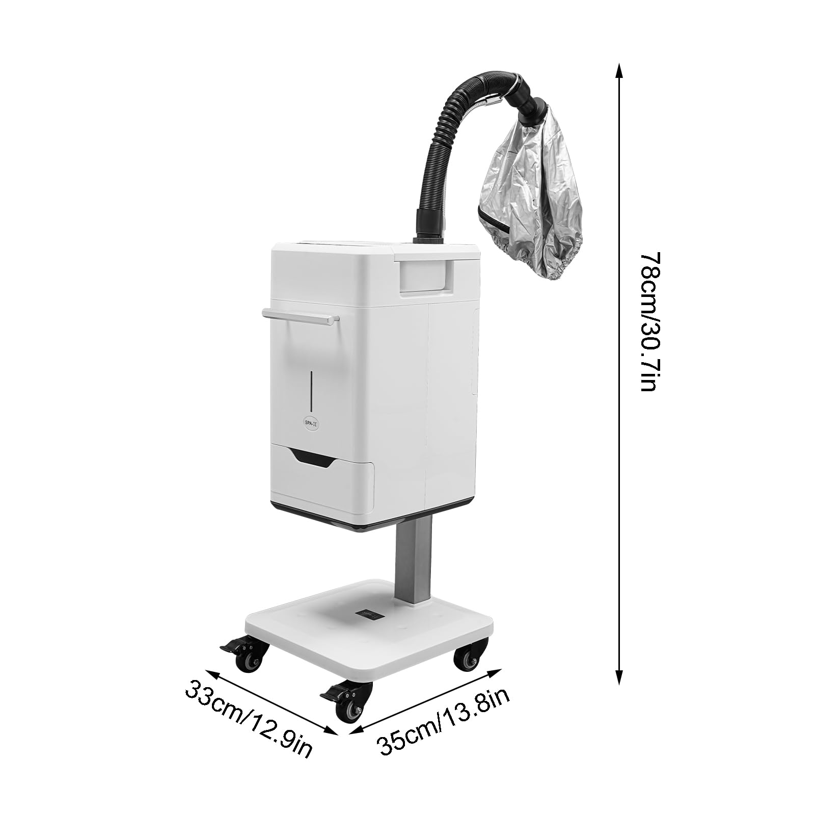 TFCFL 500W Vertical Nano Hair Steamer Machine - 110V Multifunctional Anion Hair Dye & Oil Treatment for Salon & Home Use | Professional Hair Care Equipment for Deep Conditioning, Coloring & Spa Treatments