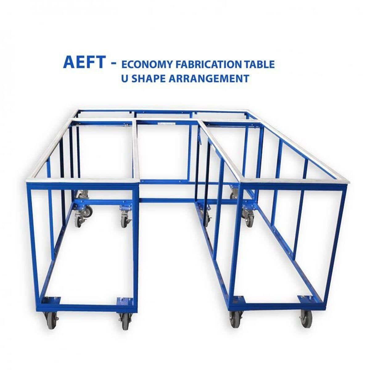 Aardwolf Heavy Duty Fabrication Workbench - Sturdy Steel Frame Work Table for Welding, Woodworking & DIY Projects - Perfect for Home Garage, Workshop & Industrial Use