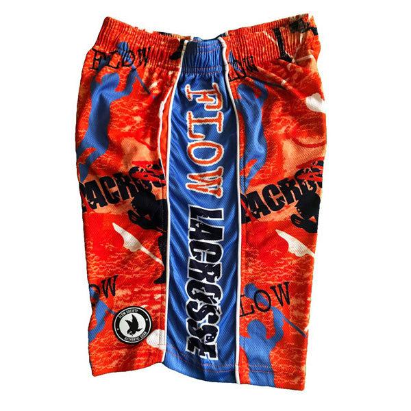 Boys Lacrosse Flow Attack Shorts - Lightweight & Breathable for Youth Lacrosse Players - Perfect for Training, Games & Practice Sessions