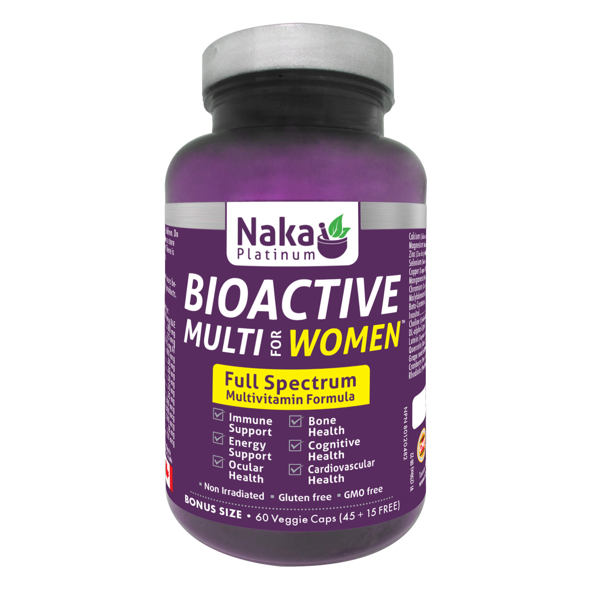 BioActive Multi For Women - Premium Multivitamin Supplement for Women's Health | Boost Energy, Immunity & Wellness | Perfect for Daily Use, Fitness & Active Lifestyles