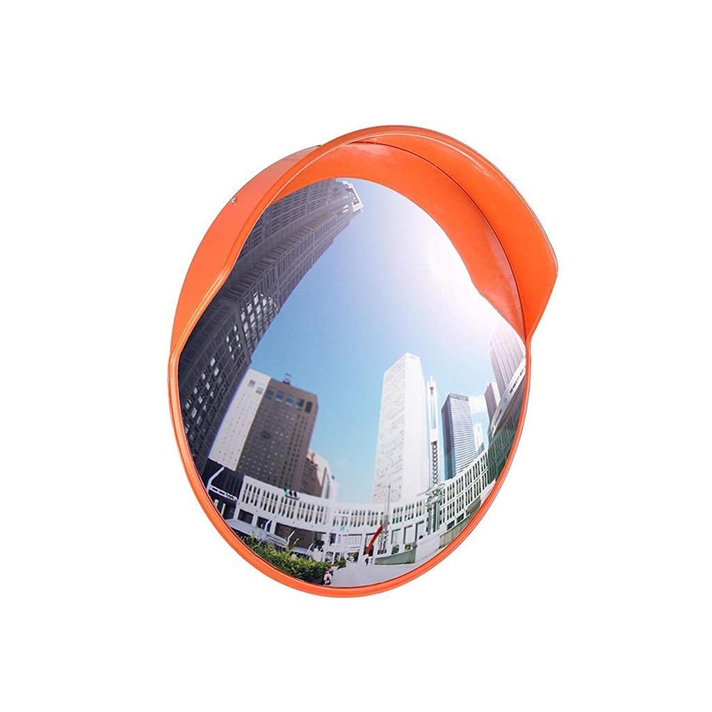 45-120CM Shatter-Proof Wide Angle Traffic Safety Mirror - 100CM Outdoor Convex Mirror for Crossroads, Parking Lots & Driveways (Weatherproof & Durable)
